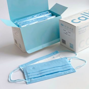 CALLIE 4PLY SURGICAL FACE MASK 50'S (BLUE)