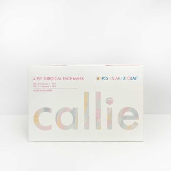 Callie 4 ply Surgical Face Mask Art And Craft XS Edition For Kids (50 pcs)